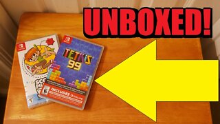 Unboxing two random games: Tetris 99 and Scott Pilgrim!