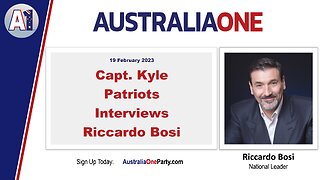 AustraliaOne Party - Capt. Kyle Patriots Interviews Riccardo Bosi