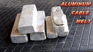 Trash to Treasure!! Melting Aluminum Power Cables!!