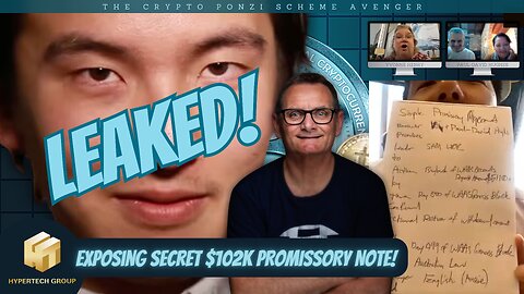 Exposing SAM LEE's Secret $102K PROMISSORY NOTE!