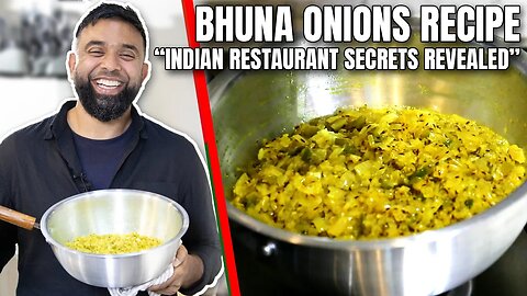 THE SECRET Bhuna Onions Recipe | British Indian Restaurant Style
