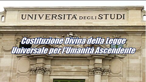 Costituzione Divina della Legge Universale per l'Umanità Ascendente