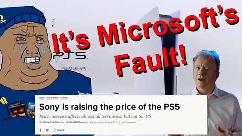 We Should Blame Microsoft For The PS5 Price Increase According To Sony Fanboy Supa Nova Gaming