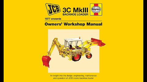JCB 3C MkIII Backhoe Loader Manual