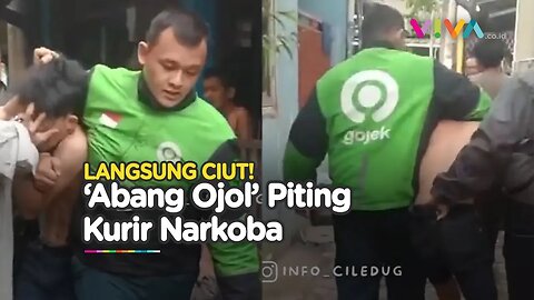 Aksi 'Abang Ojol' Lumpuhkan Kurir Narkoba di Ciledug