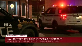 Man arrested after 6-hour overnight standoff