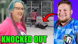TRANS WOMAN KNOCKS OUT TRANS MAN IN NON-BINARY NHL
