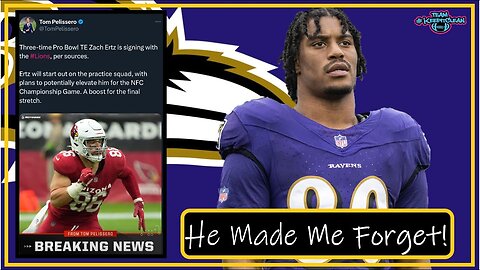 I FORGOT ALL ABOUT HIM for Baltimore Ravens!