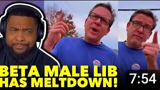 UNHINGED Liberal FREAKS OUT Over Republican Poll Greeter in Virginia