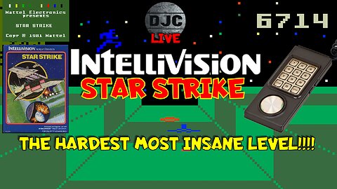 INTELLIVISION - STAR STRIKE - The Hardest & Most Insane Level!!!!
