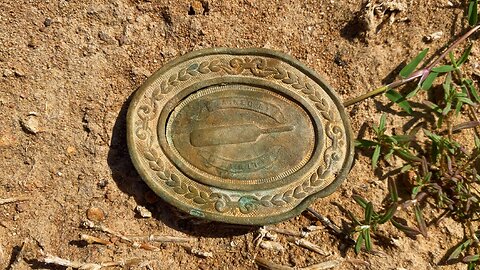 The Cricket Buckle Metal Detecting A Windy Day