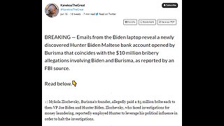 BREAKING NEWS: Comer Details Findings From Biden Bank Records, Previews IRS Whistleblower Hearing