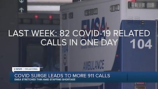 Covid Surge Leads to More 911 Calls