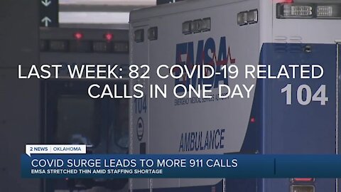 Covid Surge Leads to More 911 Calls