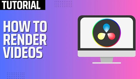 How to Render and Save video in DaVinci Resolve 18