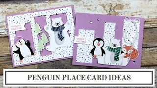 Penguin Place Stampin' Up! - 2 Easy Card Ideas