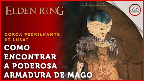 Elden Ring, Como conseguir a poderosa armadura Coroa Pedrilhante de Lusat (Mago) | super dica PT-BR