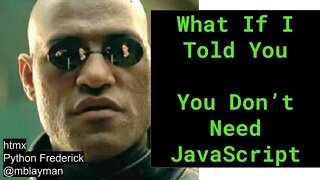 You Don't Need JavaScript