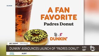 Dunkin' launches the 'Padres Donut'