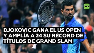 Djokovic gana el US Open y amplía a 24 su récord de títulos de Grand Slam