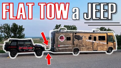 EVERYTHING you need to know about Flat Towing a Jeep Wrangler