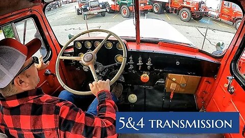Learning to shift a 5&4 transmission! Mickey Ryan Truck Show '23