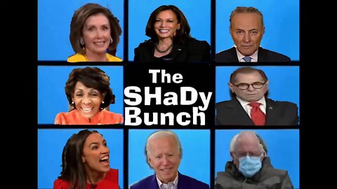 The Shady Bunch- Joe Biden Meme Satire- Funny 2021 Meme, Cringe