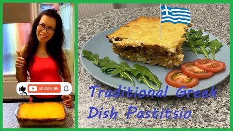 Traditional Greek Dish Pastitsio