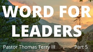 #5 Words Leaders Must Know | Supernatural Training Institute 5/9/2020