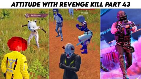 Pubg Mobile Attitude 😈 With Revenge Kill Max Pharaoh x- Suit | Part 43 | Xbot 2.0