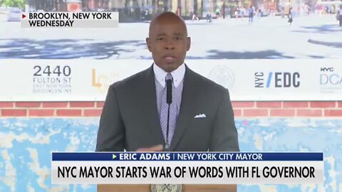 Gov. Desantis Fires Back At NYC's Mayor