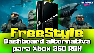 XBOX 360 RGH! Como instalar a dashboard Freestyle! Tutorial completo! Rode jogos via hd externo!