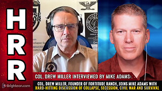 Col. Drew Miller, founder of Fortitude Ranch, joins Mike Adams with hard-hitting discussion...