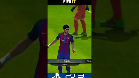 Luis Suárez Goal & Celebration- FIFA 17 PS3 #shorts