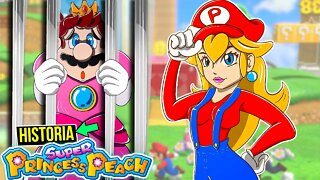 MARIO virou PRINCESA SEQUESTRADA 😯| Super Princess Peach