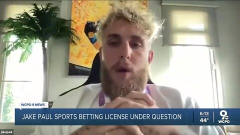 Jake Paul sports betting license under question