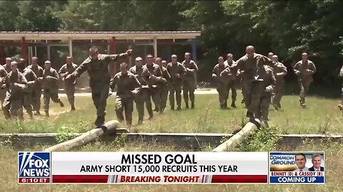 Army Short 15,000 Recruits This Year