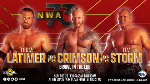 FULL MATCH | Crimson vs Thom Latimer vs Tim Storm in a No DQ Brawl in St. Louis! #NWA73