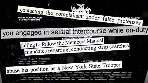I-TEAM: New York State Police internal documents reveal sex on duty, DWIs and lies