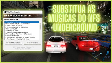 COMO SUBSTITUIR AS MÚSICAS DO NFS UNDERGROUND