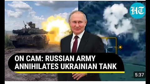 Russia tank assault blew up ukranian position Bguns scott ritter