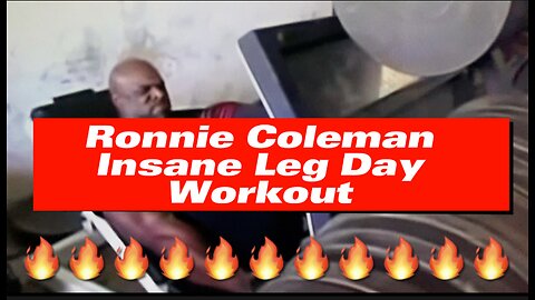 Ronnie Coleman Insane Leg Day Workout #gym #ronniecoleman #gymbro #motivation #gymlofe #legday #Men