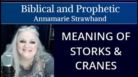 Biblical and Prophetic Meaning of Storks and Cranes