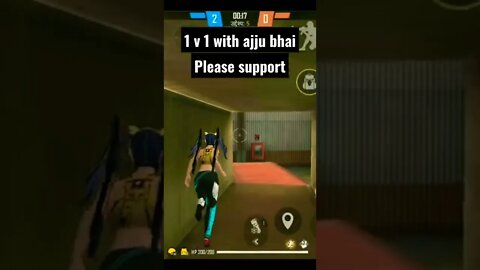 #shorts #viral 1V1 WITH AJJU BHAI#freefireviralshorts #lokeshgamer #gyangaming see last scene #ff