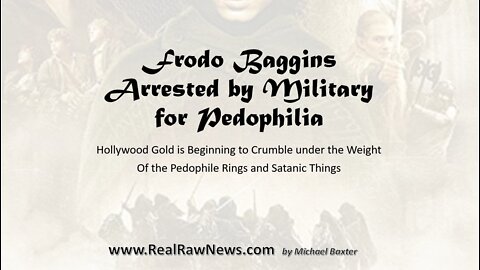 Frodo Baggins (Actor Elijah Wood) Arrested by US Military