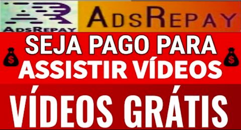 【AdsRepay Vídeos】Ganhe Dólar GRATUITAMENTE assistindo vídeos YouTube | Paga no PayPal | Renda Extra