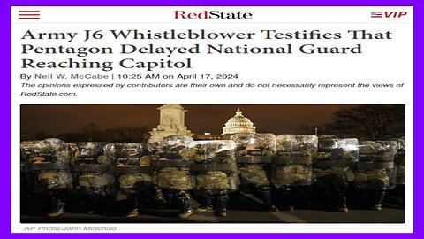 J6 Whistleblower - Pentagon Delayed Their Response