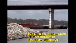 Another Bridge Struck U.S. 59 Bridge in Sallisaw Oklahoma