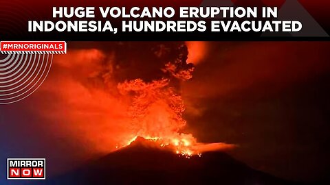 Eruption of Ruang volcano in Indonesia forces evacuation of hundreds