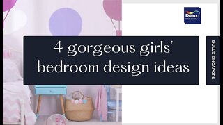 4 gorgeous girls’ bedroom design ideas